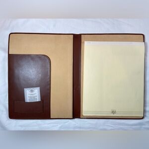 Barrington Leather Portfolio &‎ Notepad for Lehman Bros 10” x 12” incl gift box